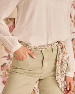 Ameline Flare Pantalon en denim-Polin et moi Fashion