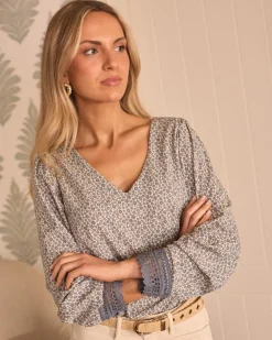 Belisa Flowers Blouse-Polin et moi Fashion