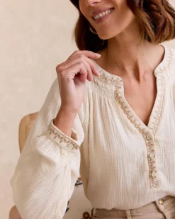 Berenice Neckline Blouse-Polin et moi Sale
