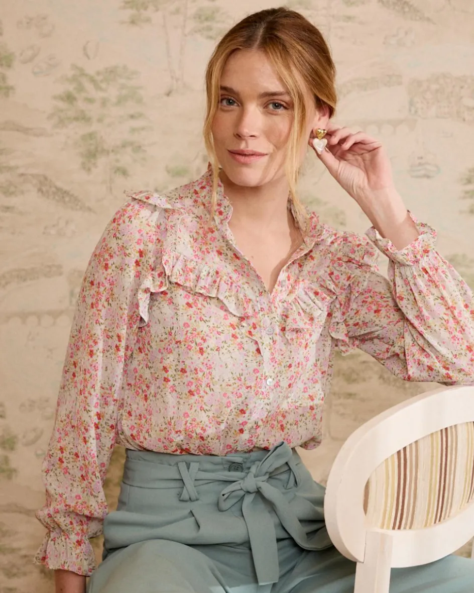 Blouse à volants Orian-Polin et moi Fashion