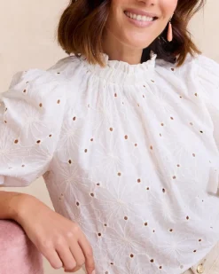 Blouse brodée Francesca-Polin et moi Online