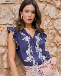 Blouse brodée Greta-Polin et moi Hot