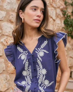 Blouse brodée Greta-Polin et moi Hot