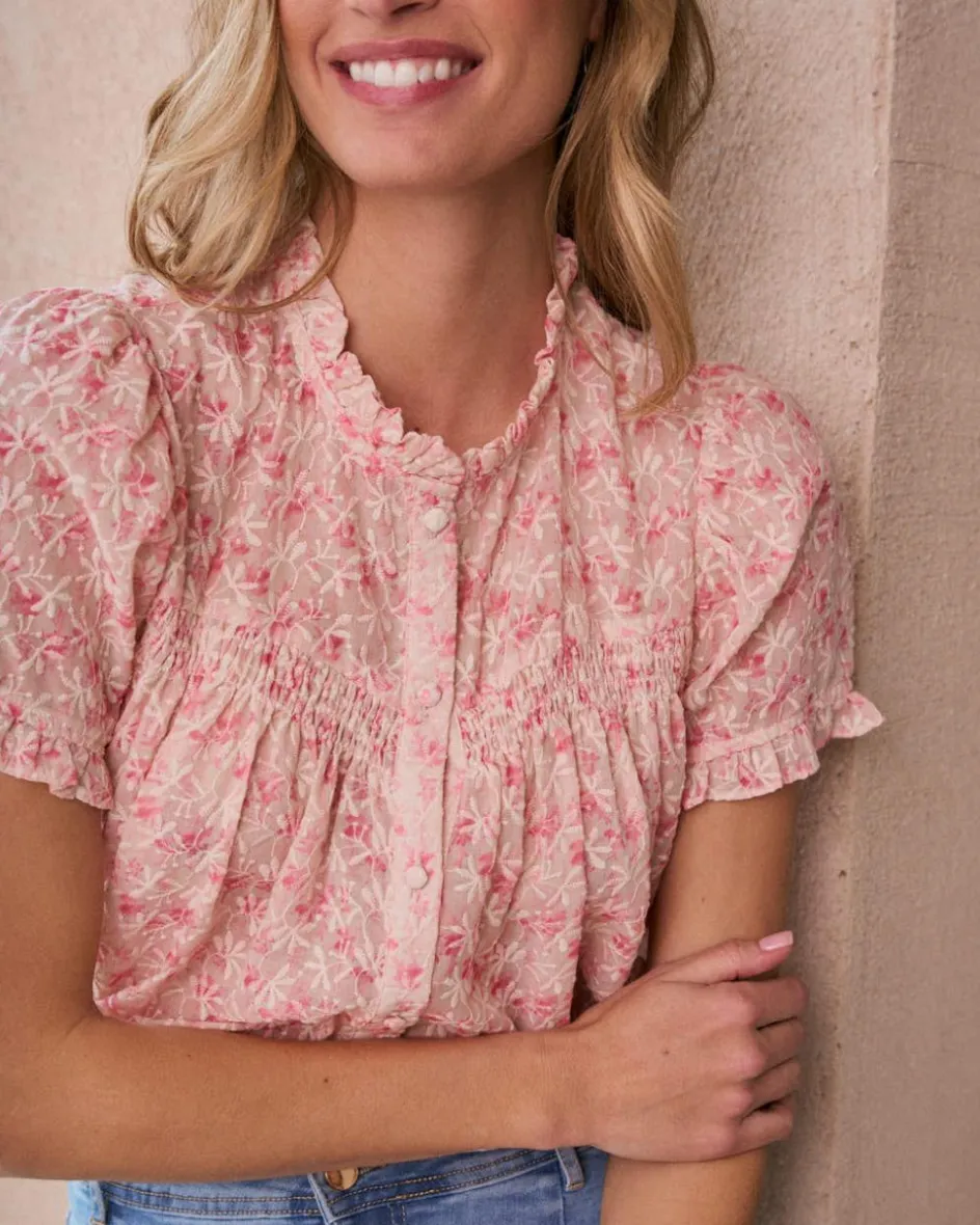 Blouse Garine Fleurs-Polin et moi Clearance