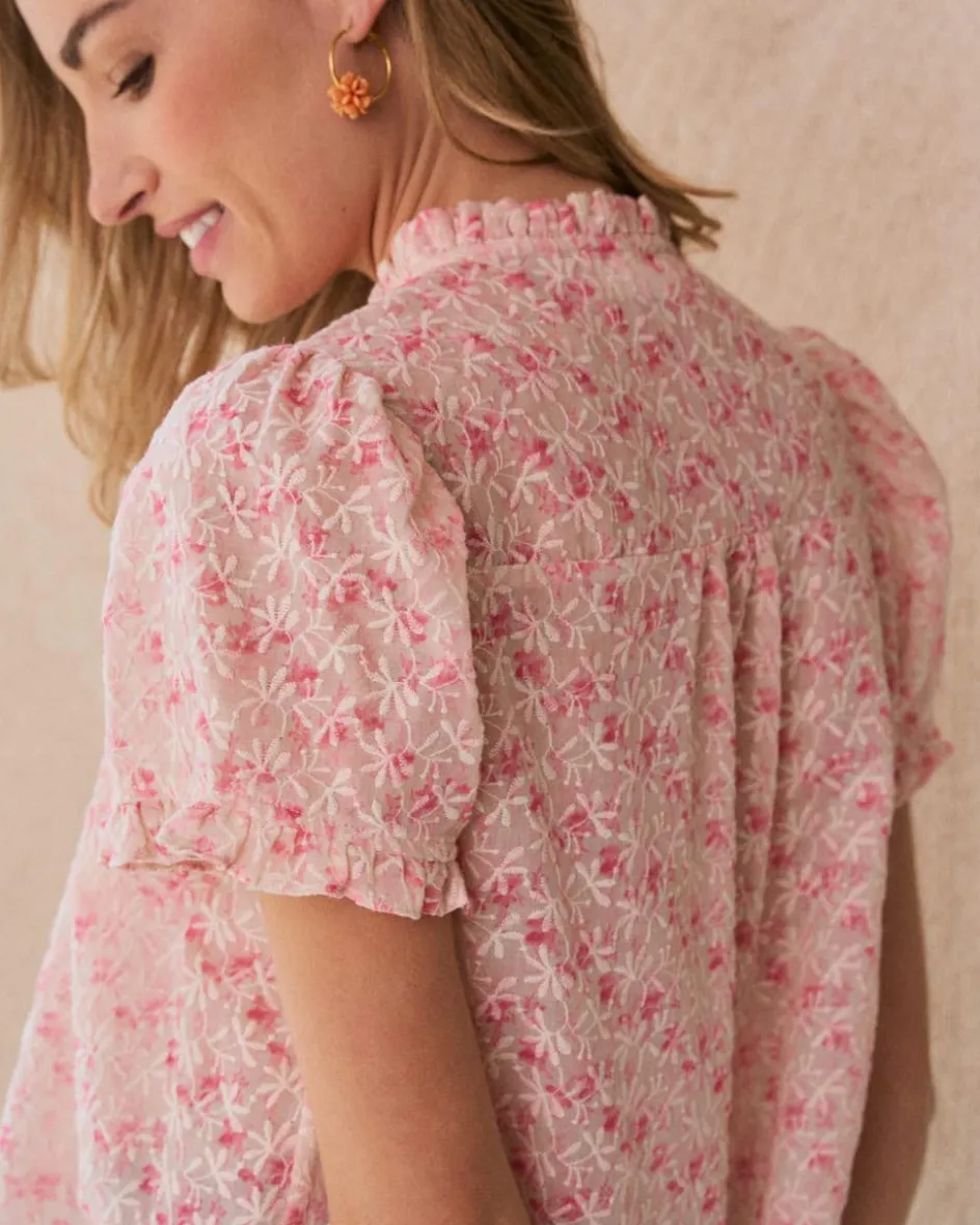 Blouse Garine Fleurs-Polin et moi Clearance