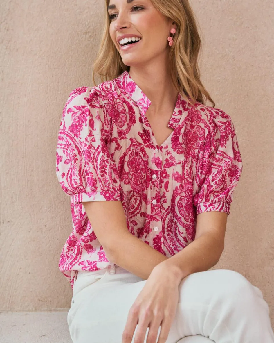 Blouse imprimée Elisabeth-Polin et moi Fashion