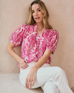 Blouse imprimée Elisabeth-Polin et moi Fashion