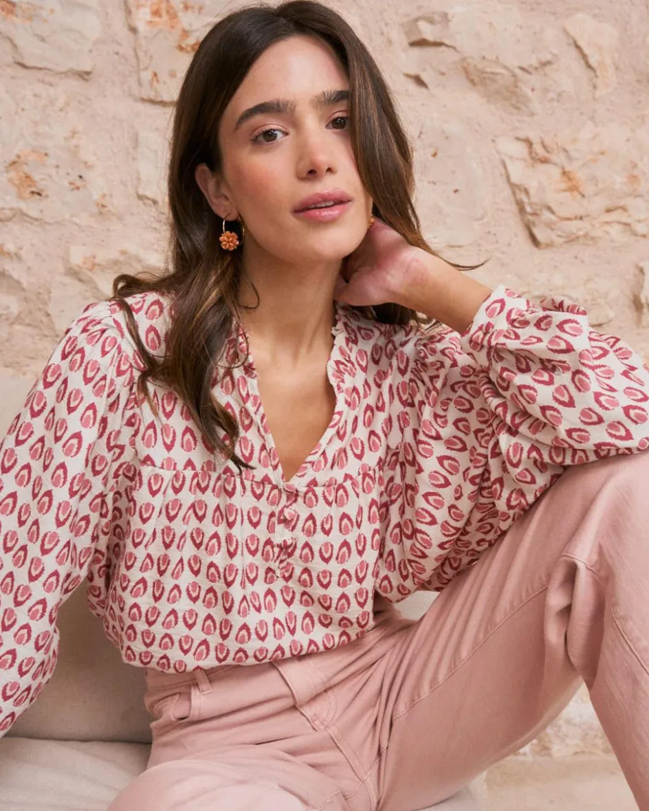 Blouse imprimée Sophie-Polin et moi Clearance