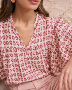 Blouse imprimée Sophie-Polin et moi Clearance