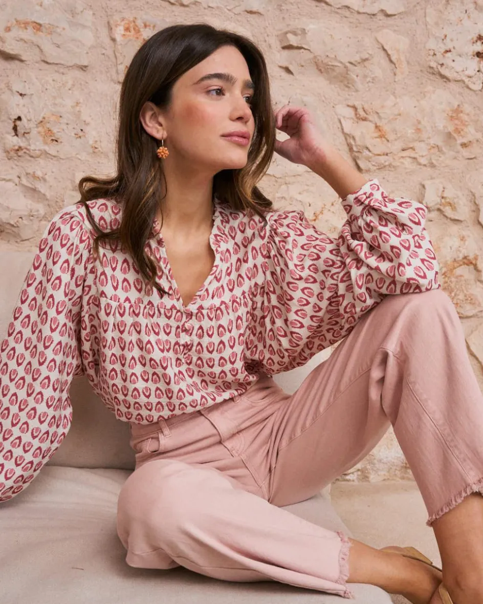 Blouse imprimée Sophie-Polin et moi Clearance