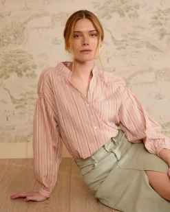 Blouse rayée Linda en lurex-Polin et moi Fashion