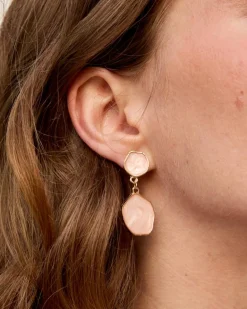 Boucles d’oreilles en pierre de crocus-Polin et moi Discount