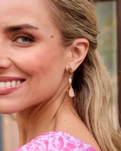 Boucles d’oreilles en pierre-Polin et moi Fashion