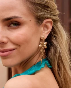 Boucles d’eilles feuille d’-Polin et moi Outlet