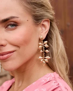 Boucles d’eilles feuille d’-Polin et moi Outlet