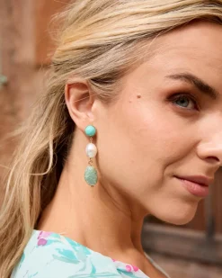 Boucles d’oreilles pierres de mimosa-Polin et moi Best