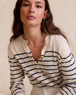 Cardigan rayé Dirunia-Polin et moi Sale