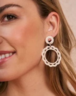 Cerceaux en raphia Mirage-Polin et moi Discount