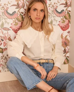 Chemise à col Iris-Polin et moi Hot