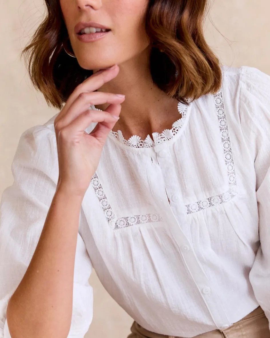 Chemise à manches tulipe-Polin et moi New