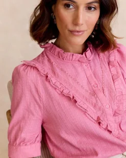 Chemise à volants Amanta-Polin et moi Best