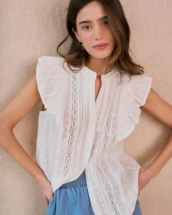 Chemise à volants Ish-Polin et moi Sale