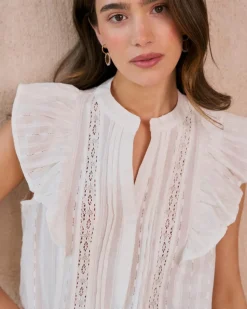 Chemise à volants Ish-Polin et moi Sale