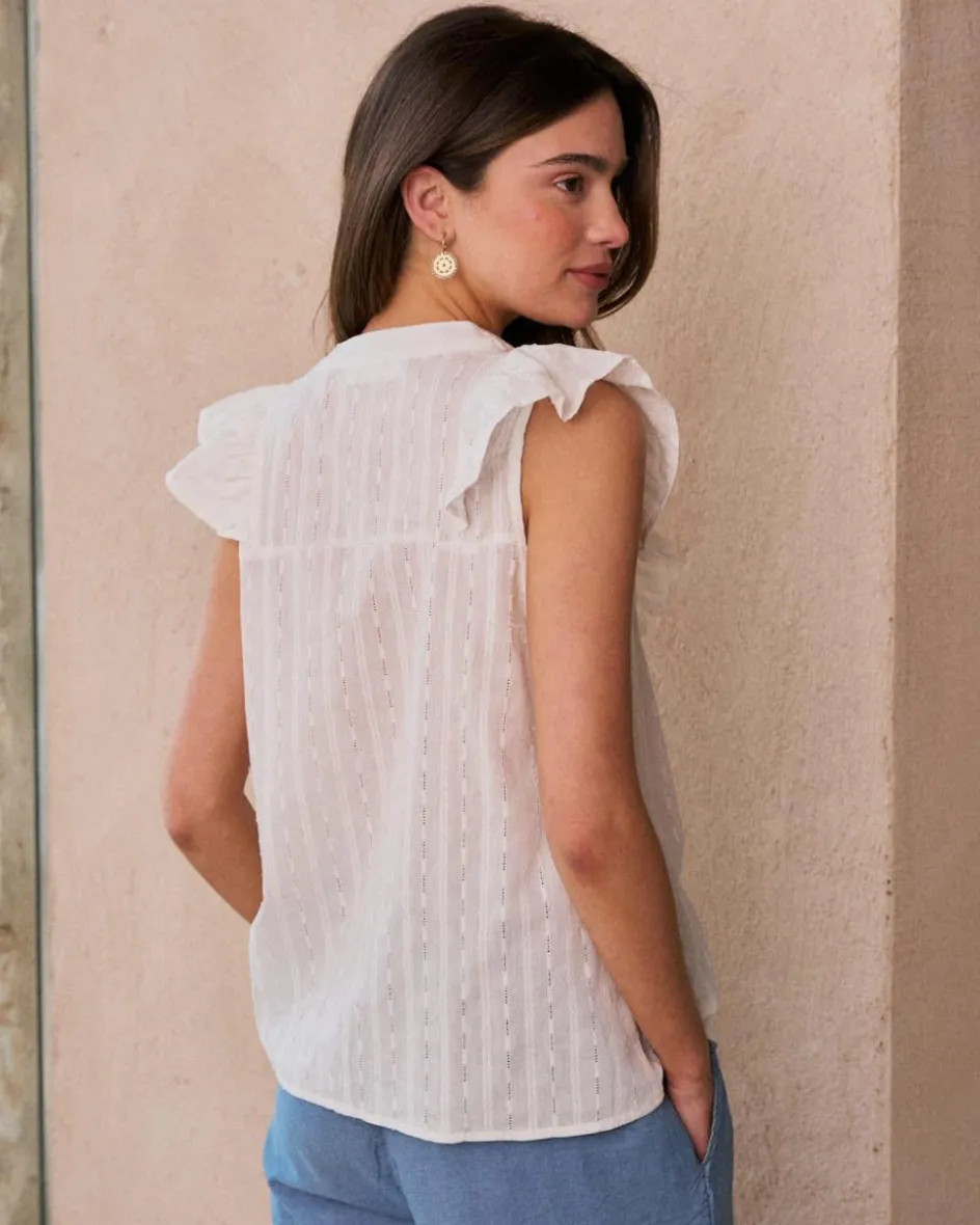 Chemise à volants Ish-Polin et moi Sale