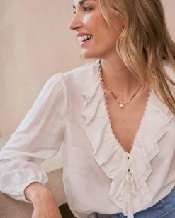 Chemise à volants Juliette-Polin et moi Discount