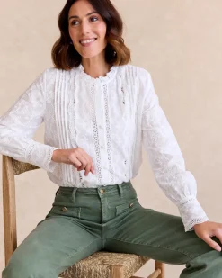 Chemise brodée he-Polin et moi Clearance