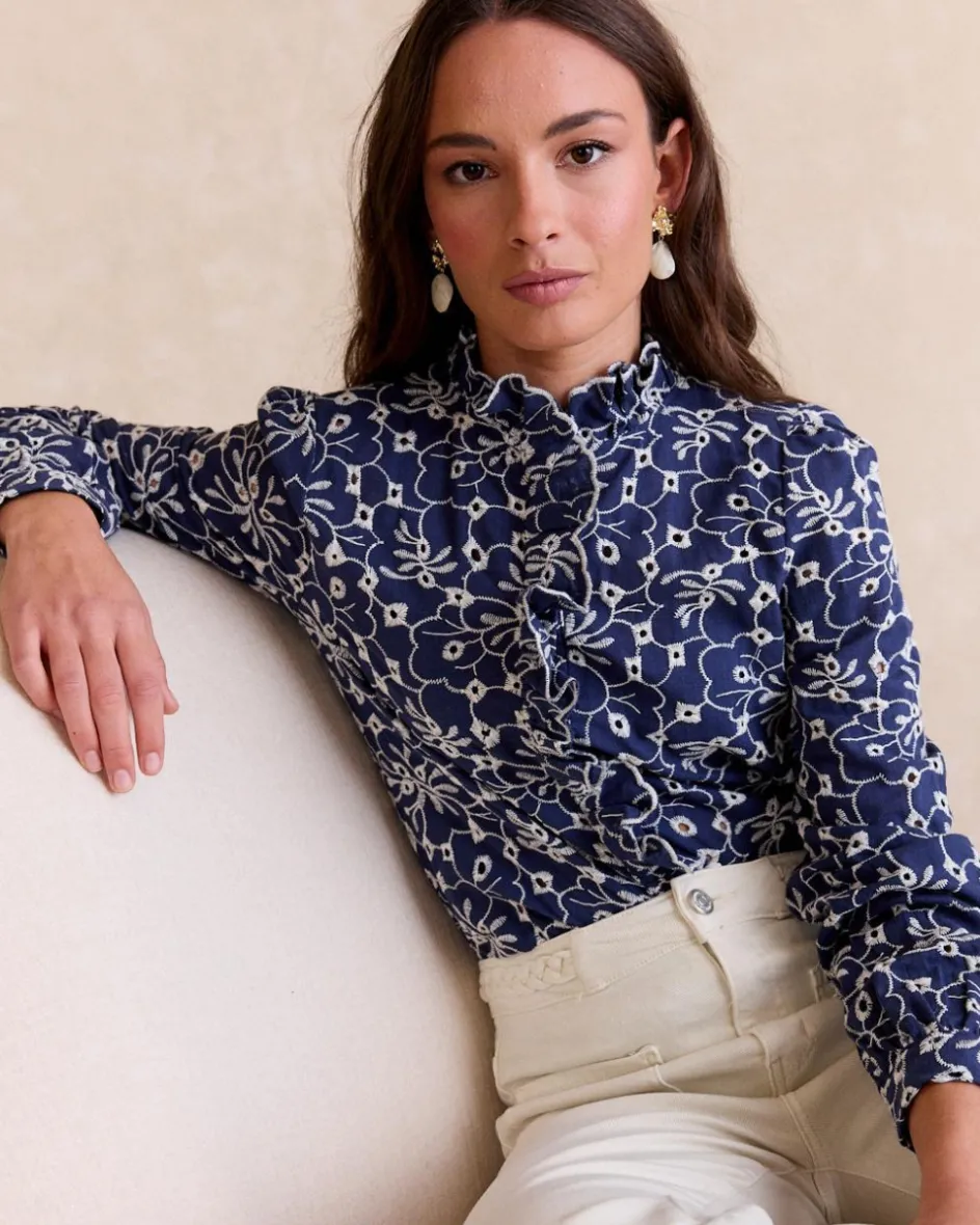 Chemise brodée Guada-Polin et moi Hot