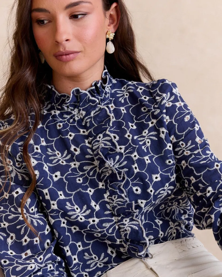 Chemise brodée Guada-Polin et moi Hot