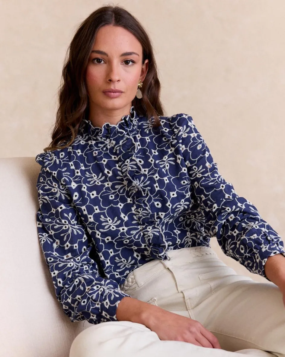 Chemise brodée Guada-Polin et moi Hot