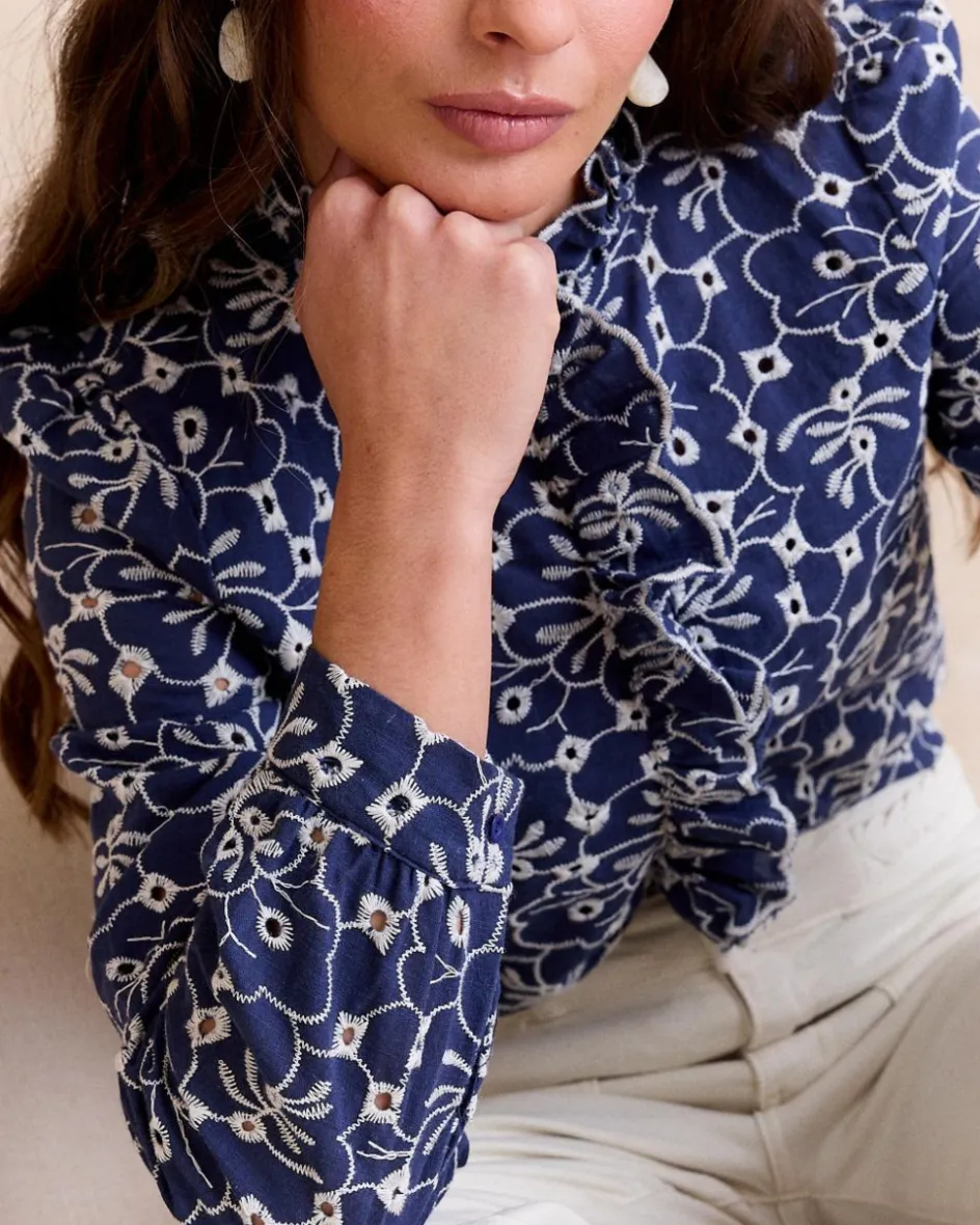 Chemise brodée Guada-Polin et moi Hot