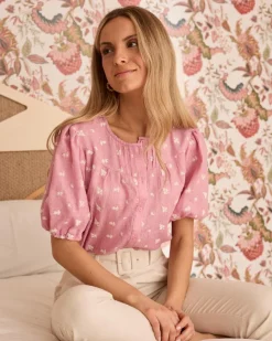 Chemise brodée Lia-Polin et moi Sale