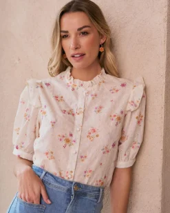 Chemise brodée Nati-Polin et moi Sale