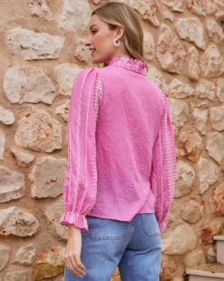 Chemise brodée Tibi-Polin et moi Hot