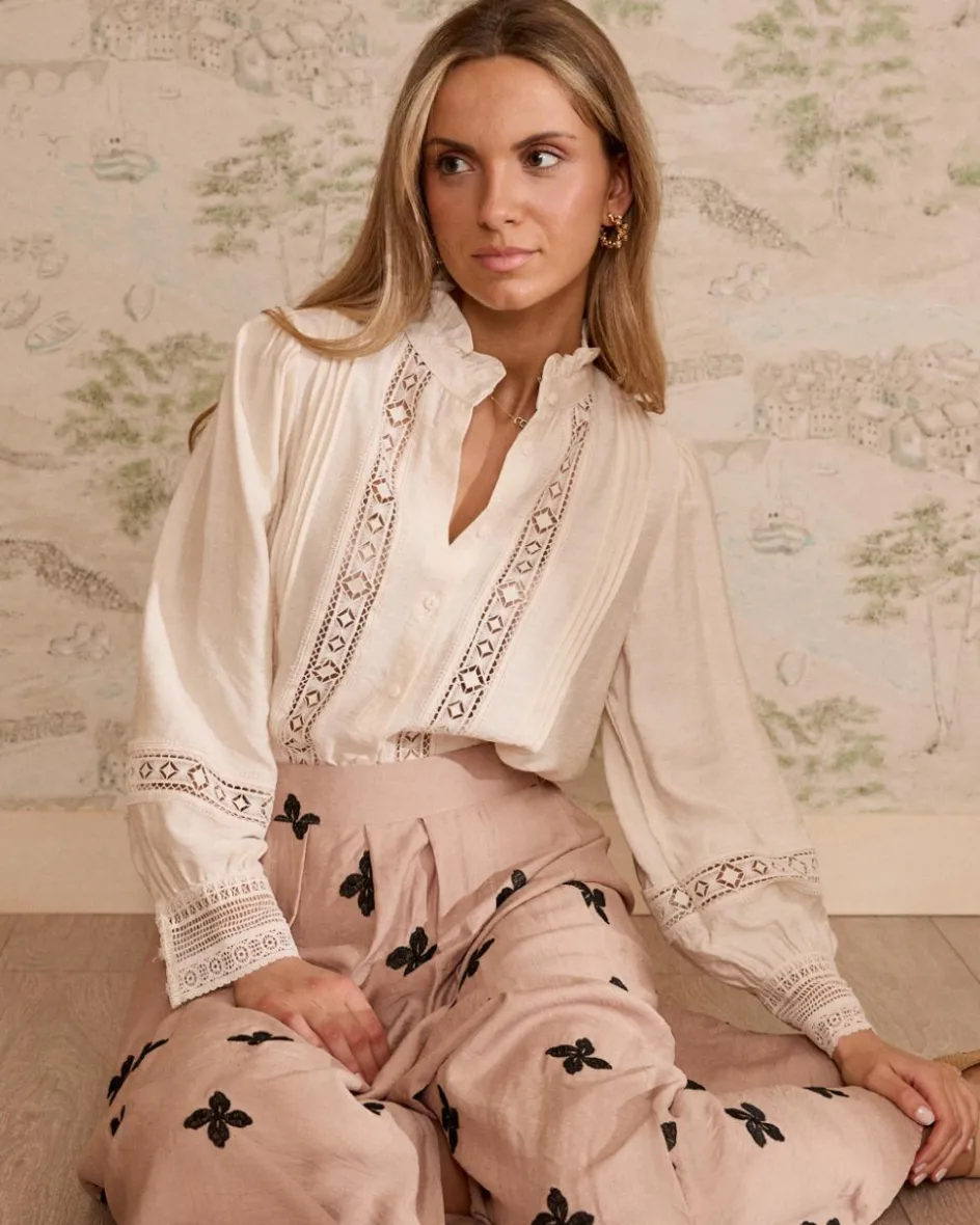 Chemise Cassie Embroidery-Polin et moi Clearance
