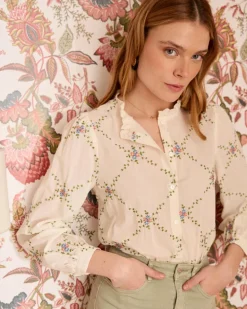 Chemise Perlina Flowers-Polin et moi Outlet