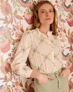 Chemise Perlina Flowers-Polin et moi Outlet