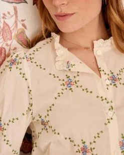 Chemise Perlina Flowers-Polin et moi Outlet