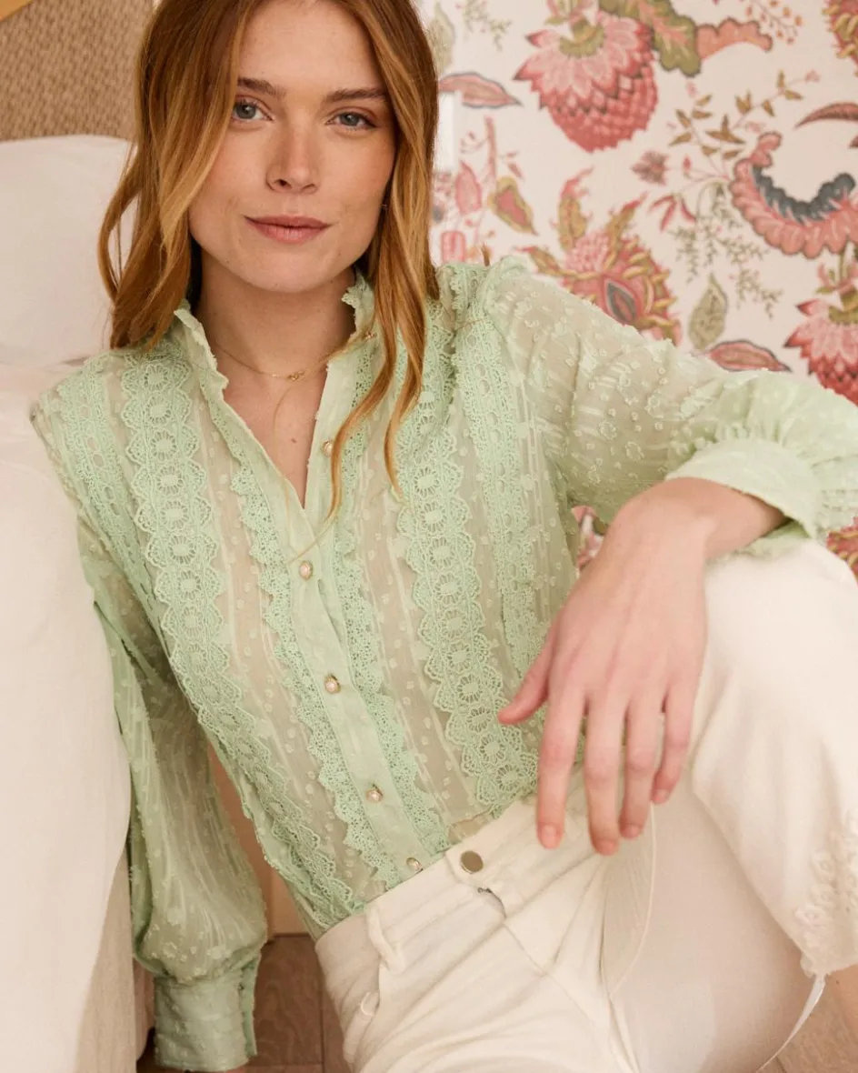 Chemise Plumeti Cali-Polin et moi Discount