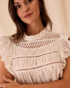 Chemisier à volants Catrina-Polin et moi Hot