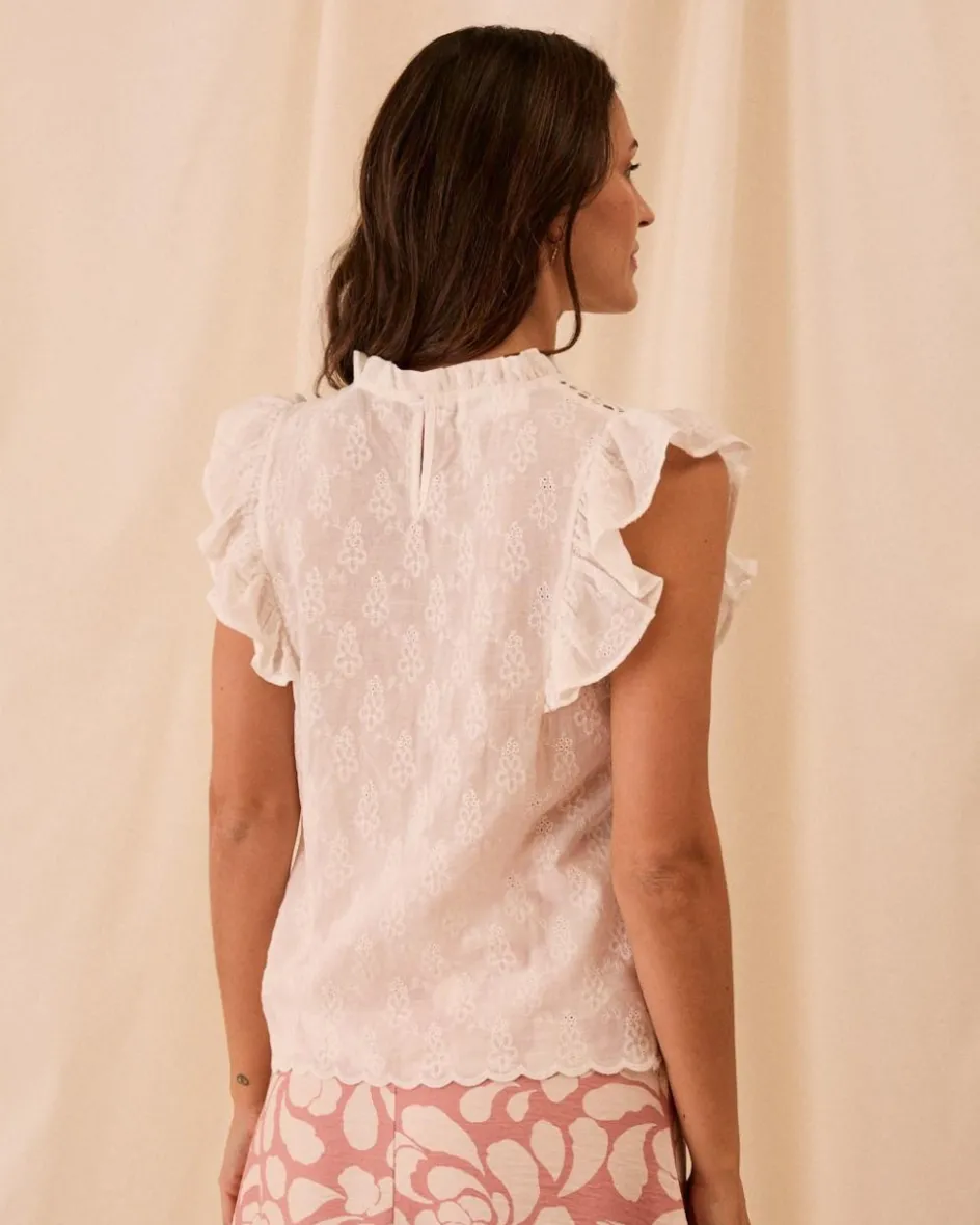 Chemisier à volants Catrina-Polin et moi Hot