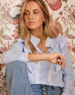 Chemisier brodé Yaritza-Polin et moi Best