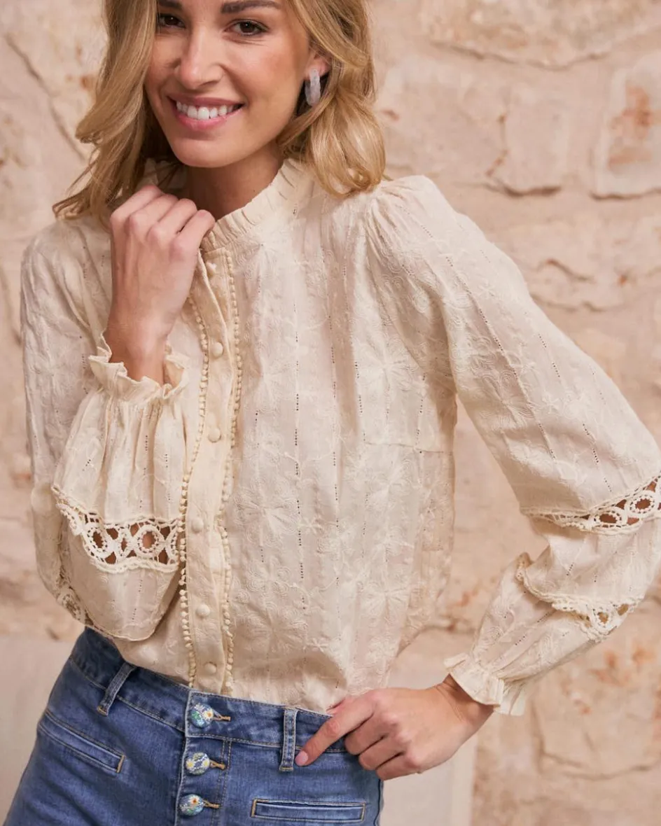 Dafne Blouse brodée-Polin et moi Hot