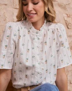 Daria Chemise à fleurs à manches-Polin et moi Outlet