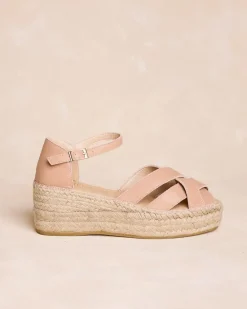 Espadrille en croûte de cuir Cornelia-Polin et moi New