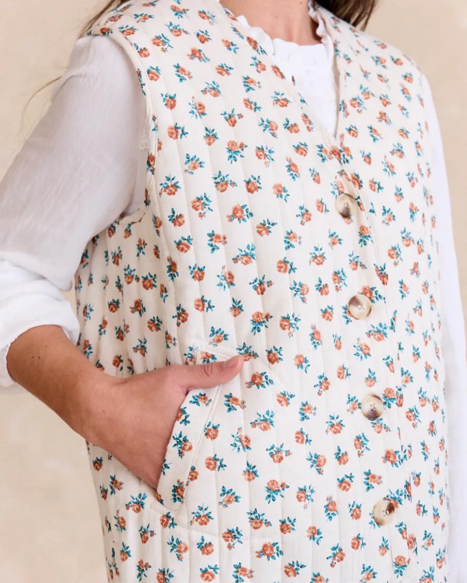Gilet Alina Flowers-Polin et moi Discount
