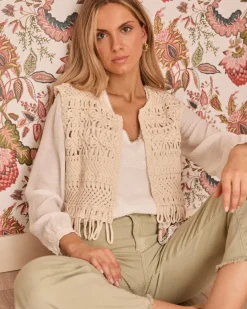 Gilet en crochet Sabi-Polin et moi Fashion